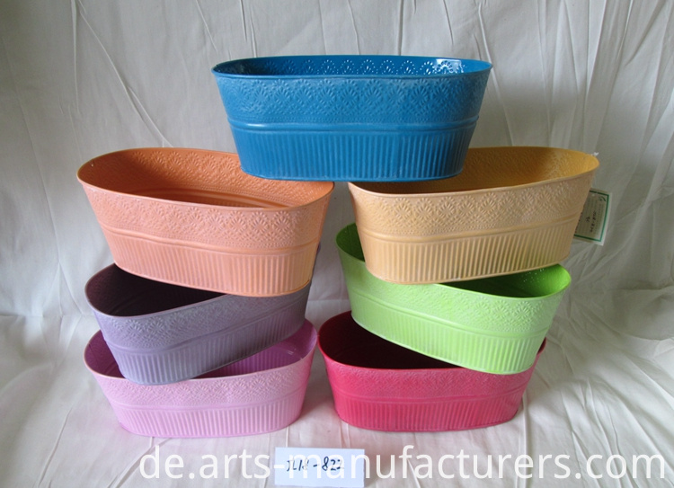Metallblumentopf metal flower pot